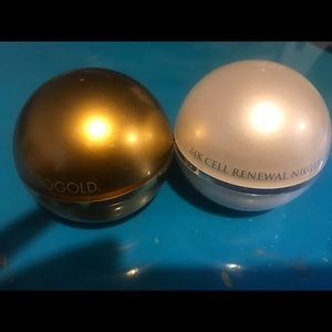 Orogold night cream and peeling mask 24k